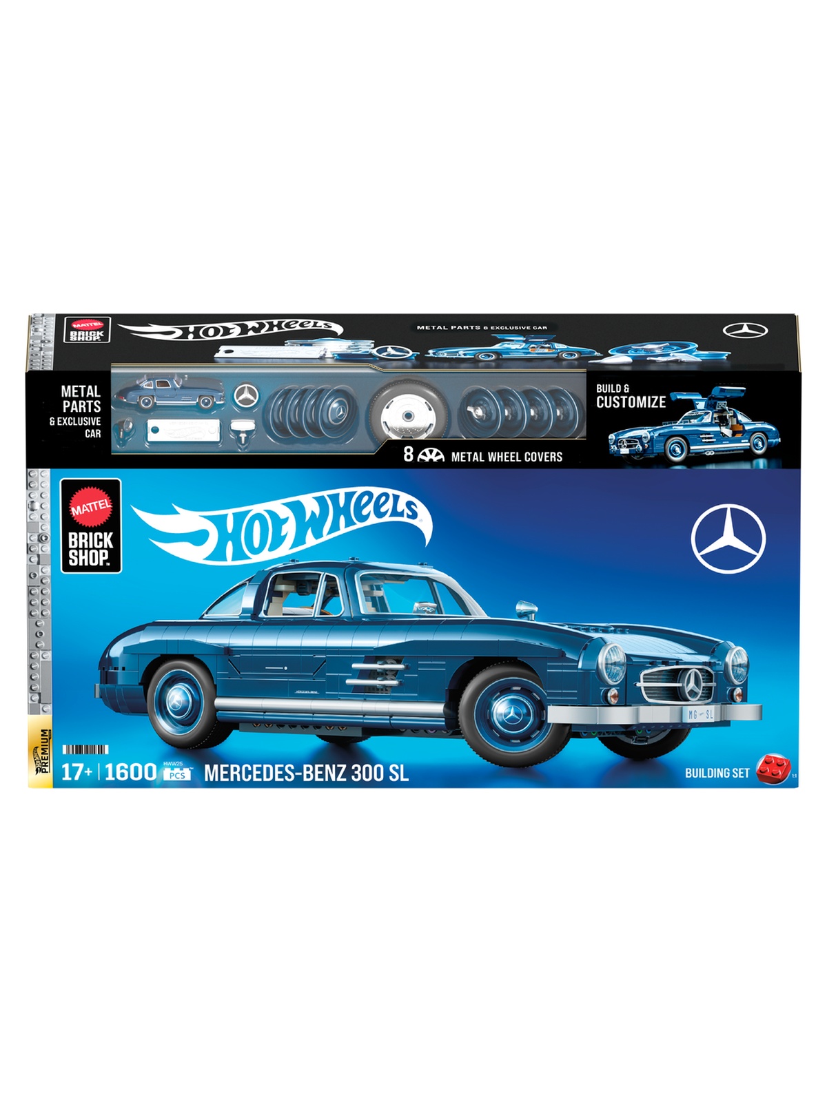 Конструктор Brick Shop Mercedes-Benz 300SL - фото 11