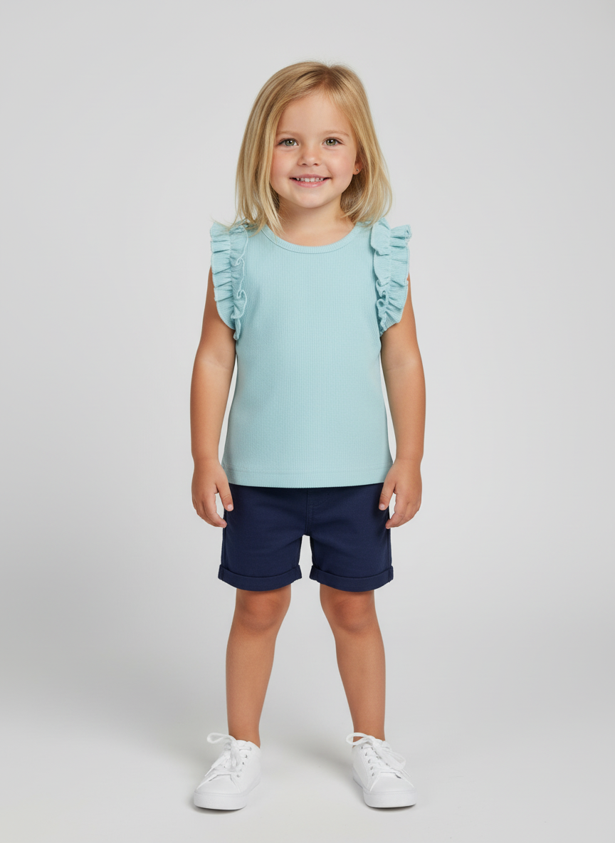 Майка 2 шт Югтекстильторг 204-544/Голубой,розовый - фото 2