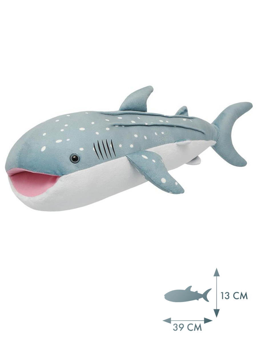Мягкая игрушка All About Nature акула Китовая - фото 3