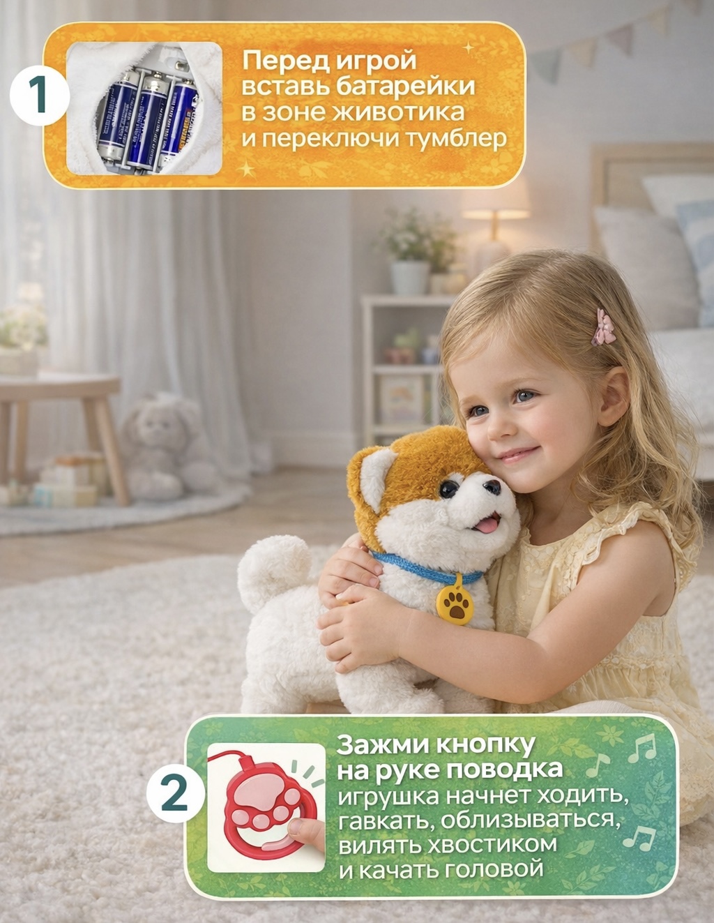 Мягкая игрушка BalaToys Собака - фото 4