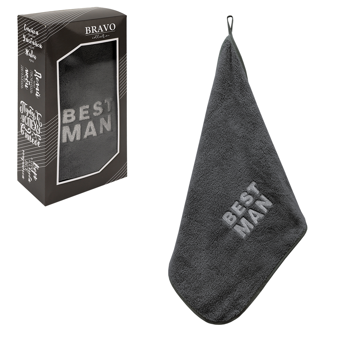 Полотенце BRAVO Азарт 35 x 75 см 1 шт. - фото 4