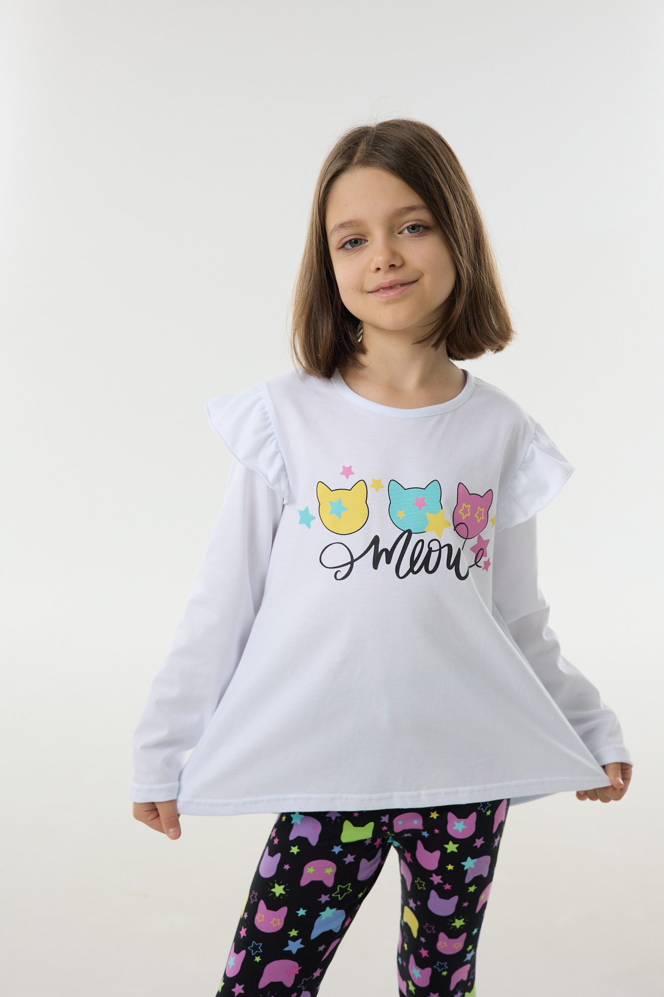 Костюм YAXX 021--Костюм киска/белый (К+Л) - фото 11