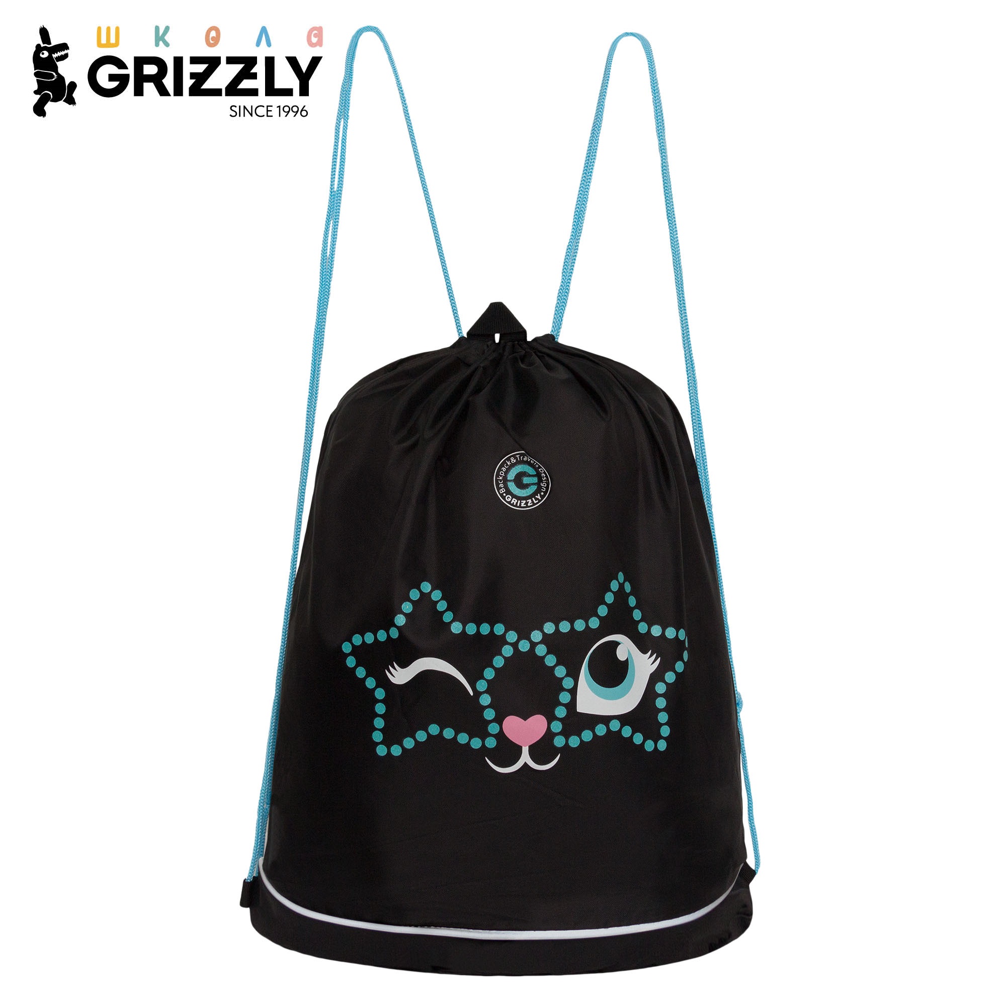 Мешок для обуви Grizzly Мордочка - фото 1