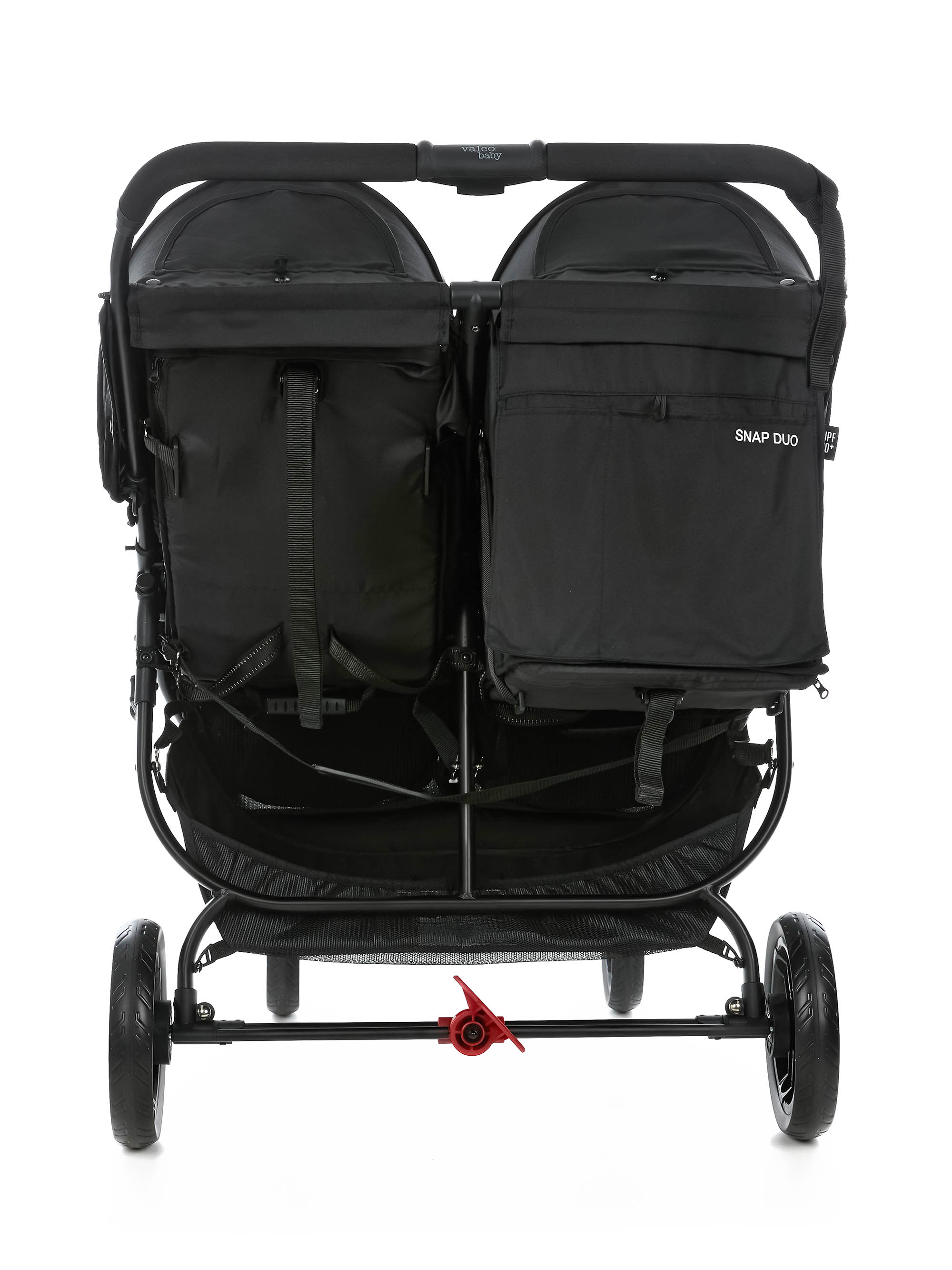 Коляска прогулочная для двойни Valco baby Snap Duo Flatt Matt черный - фото 22