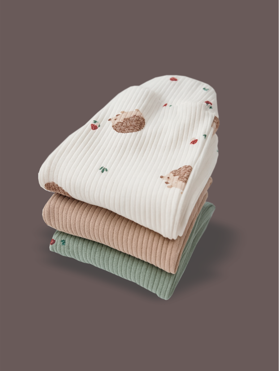 Штанишки 3 шт ШВЕЙНЫЕ ИСТОРИИ ползункиежики - фото 2