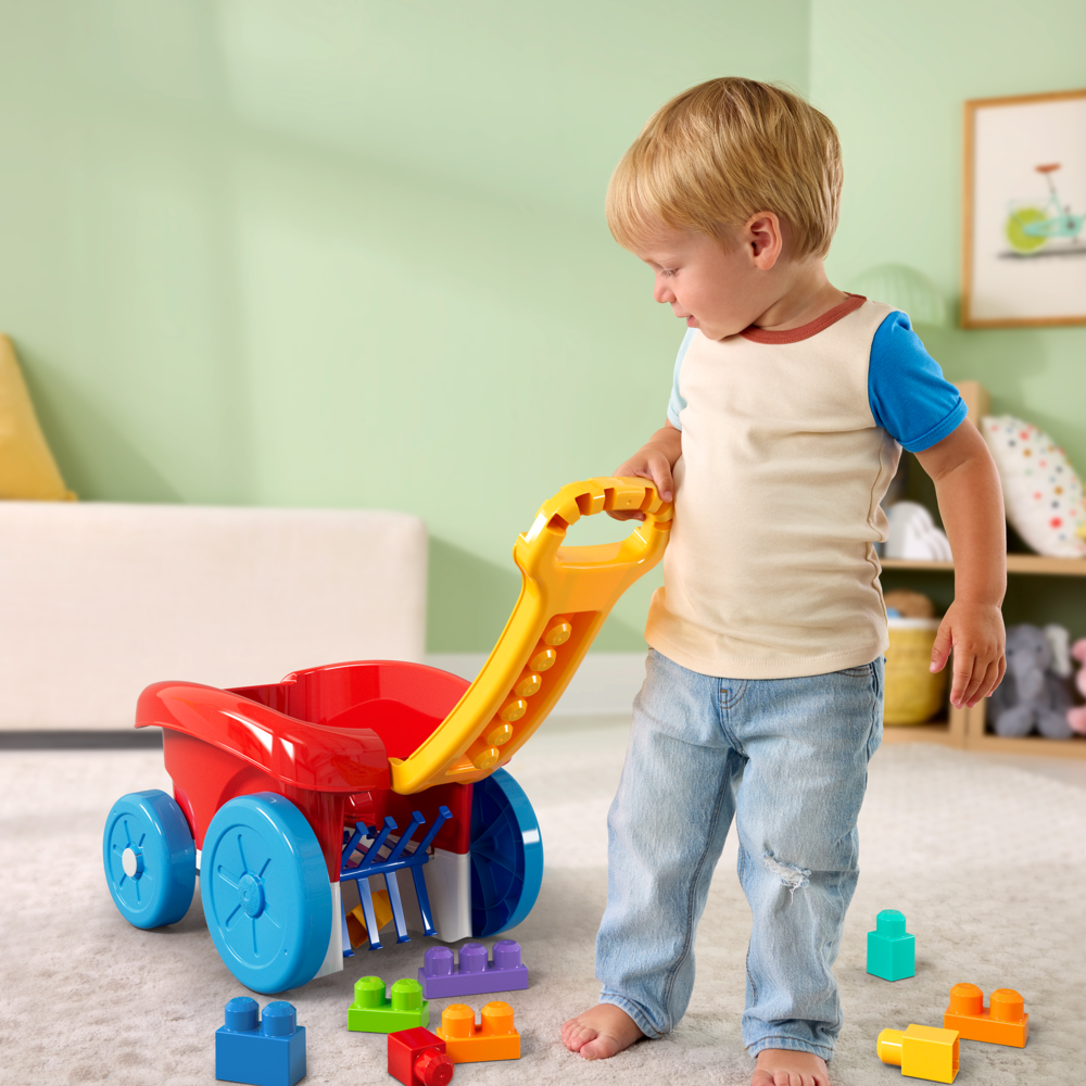 Конструктор Mega Bloks Block Scooping Wagon 20 дет. - фото 15