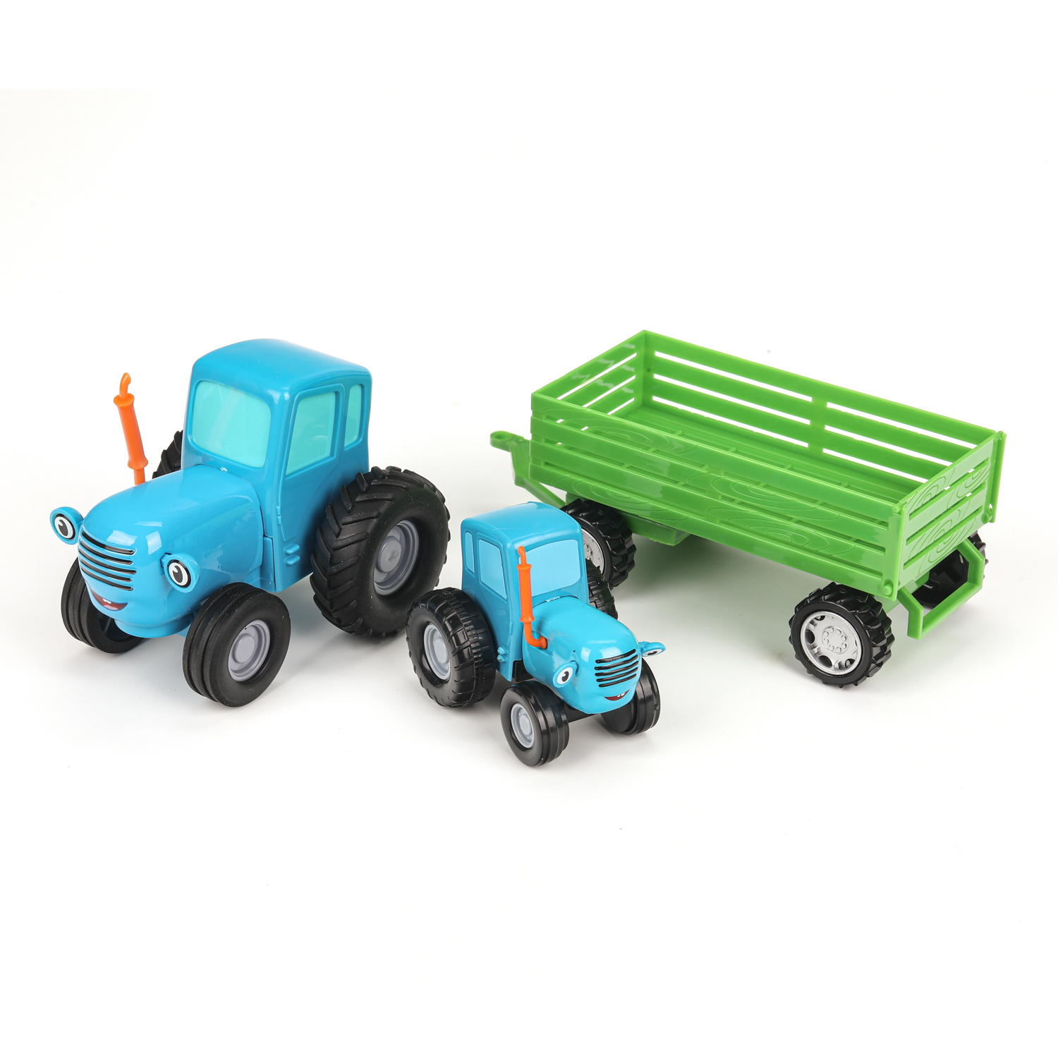 Трактор Технопарк Синий трактор 406312 - фото 6