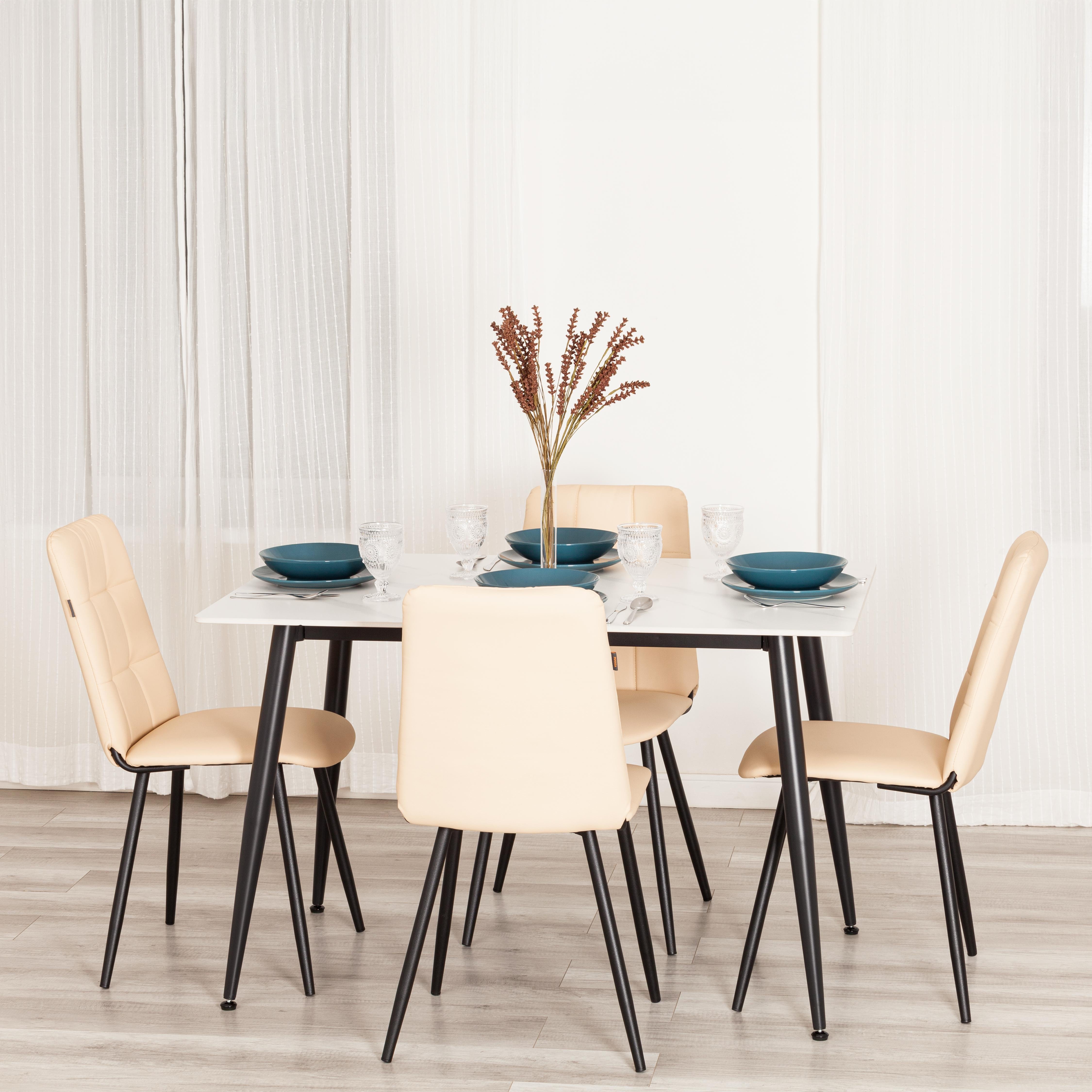 Стул TETCHAIR Asti TREND экокожа бежевый - фото 2