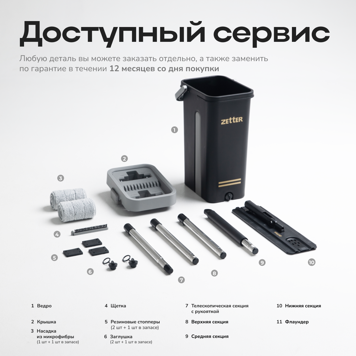 Система для уборки Zetter L 13 л - фото 10