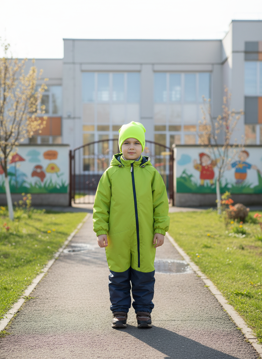 Комбинезон Arctic kids 30-042 салат - фото 3