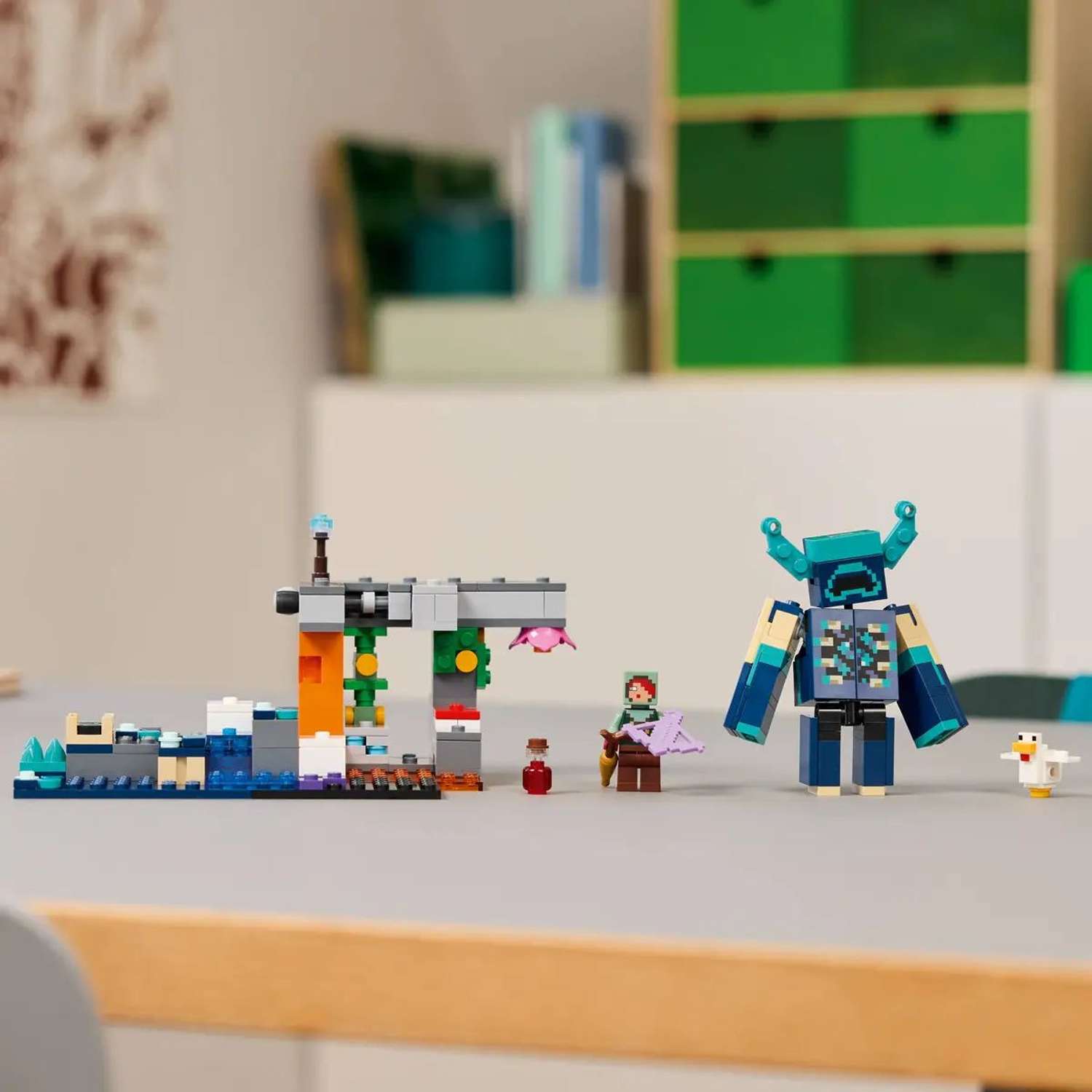 Конструктор LEGO Minecraft Столкновение с Варденом 238 дет. - фото 10
