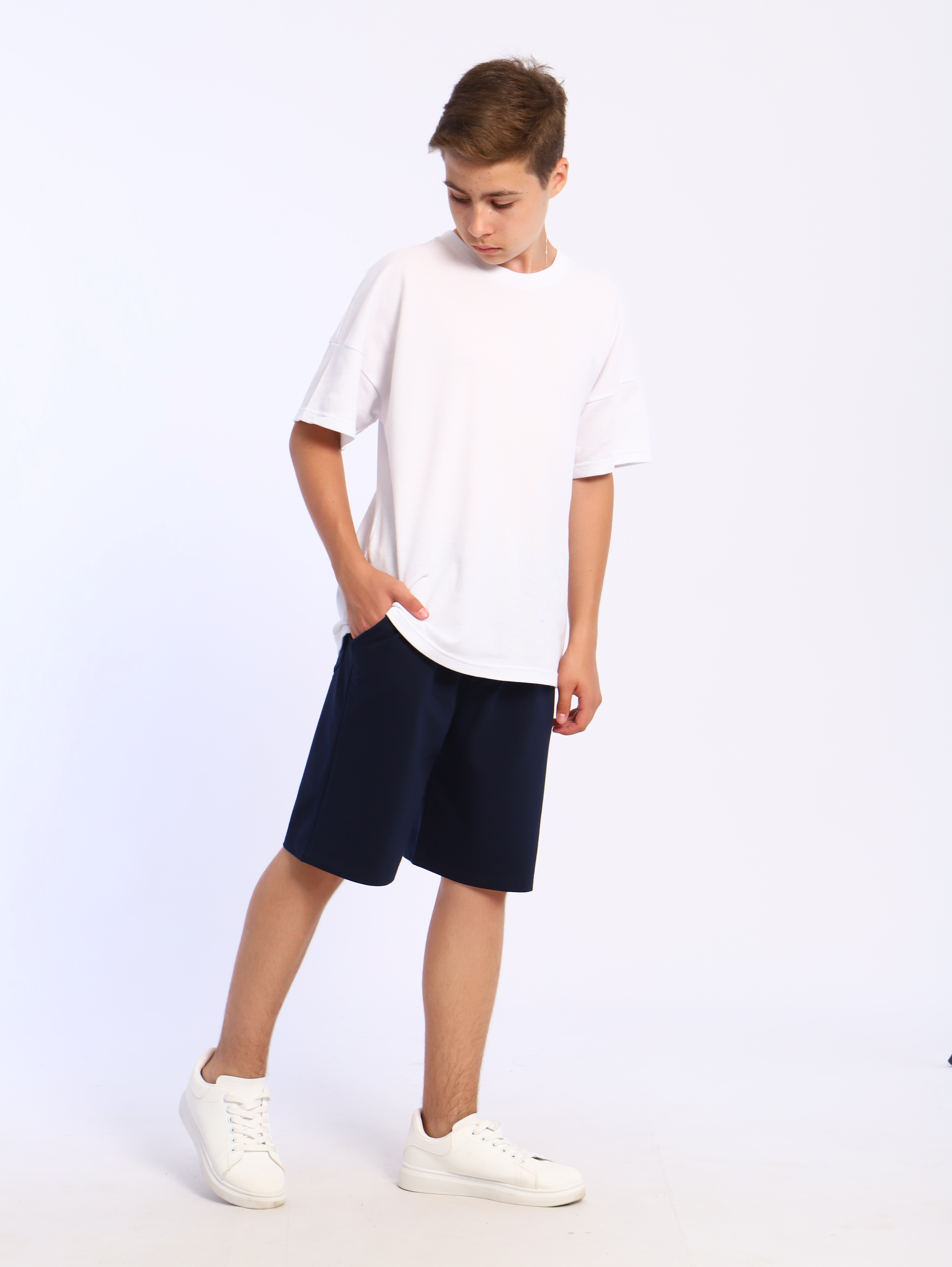 Шорты ЛАДОШКИ Шорты Олег синий - фото 2