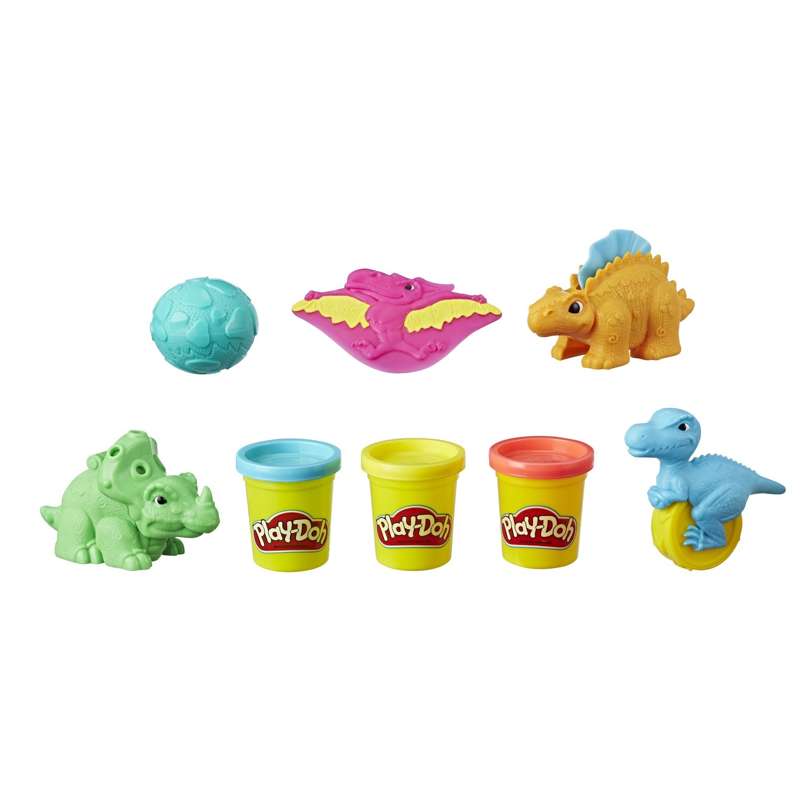 Пластилин Play-Doh Малыши динозаврики - фото 2