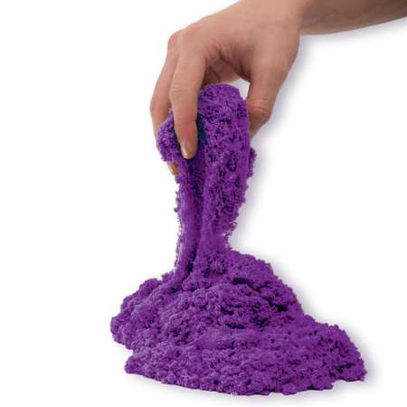 Кинетический песок Kinetic Sand 0.9 кг (фиолетовый)