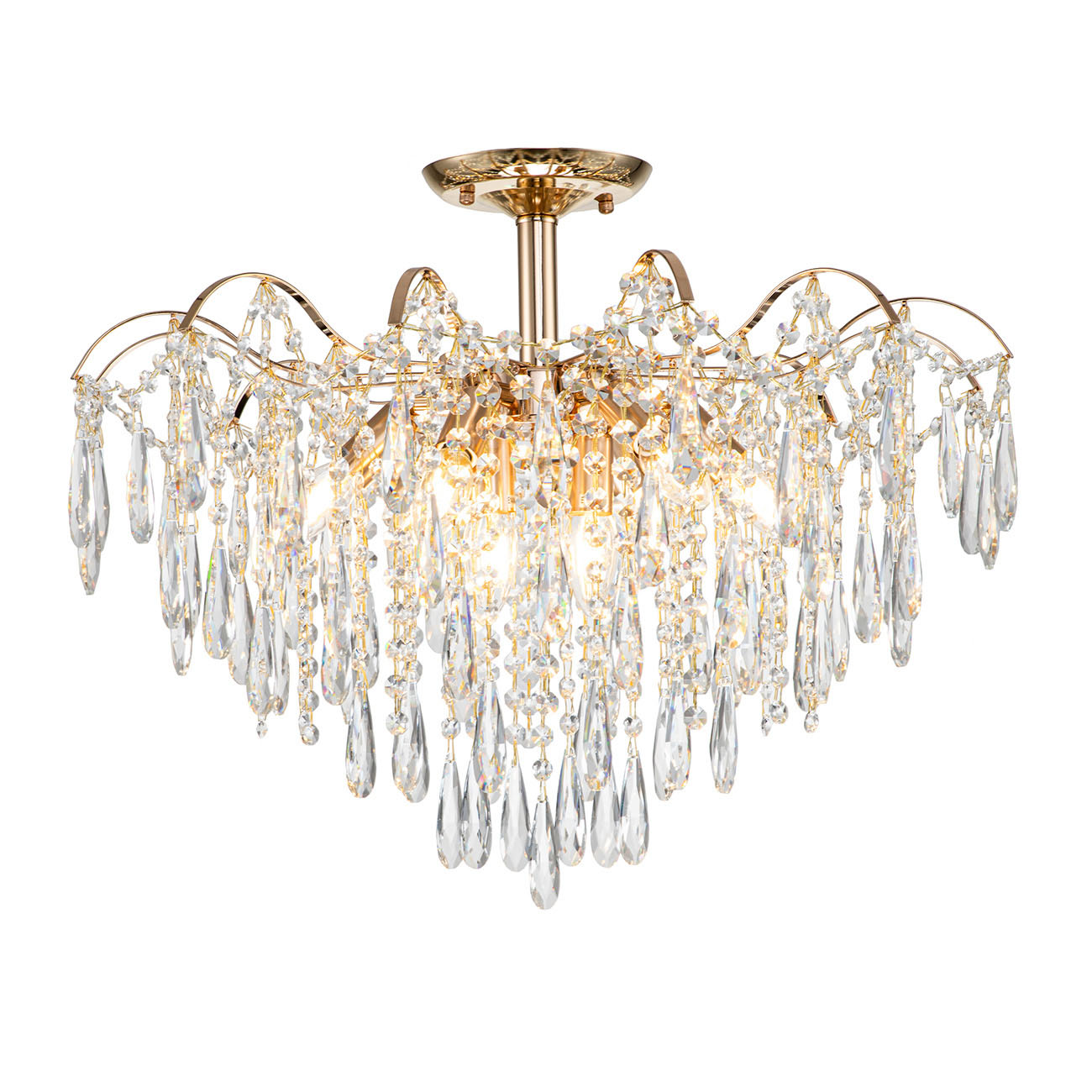 Люстра ESCADA Escada 1124/8PL E14*40W Gold - фото 1