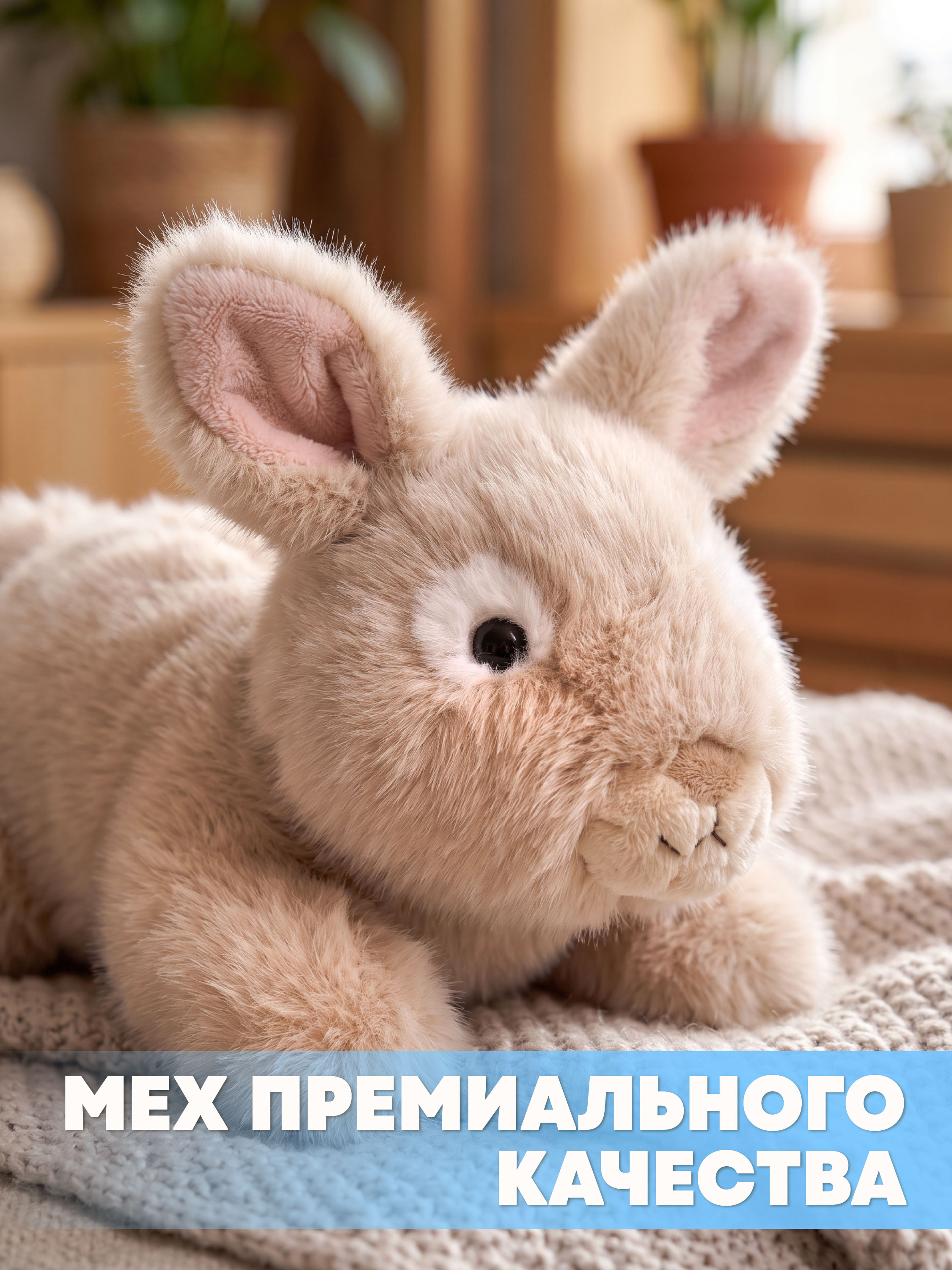 Мягкая игрушка Milli Pollin кролик 25 см - фото 3