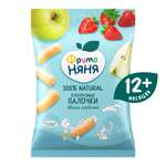 Кукурузные палочки ФрутоНяня яблоко-клубника с 12 мес 20 г