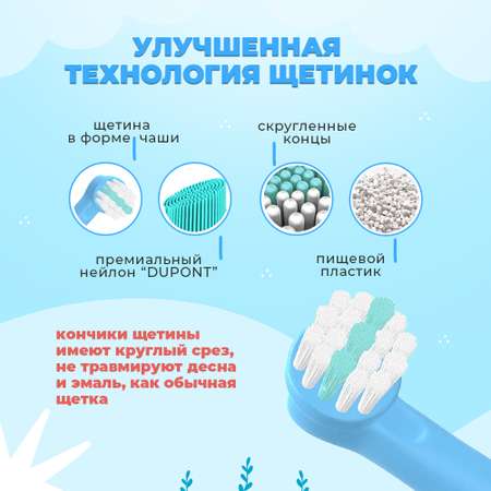 Насадка электрическая Чистый Зуб от 3 лет 4 шт.