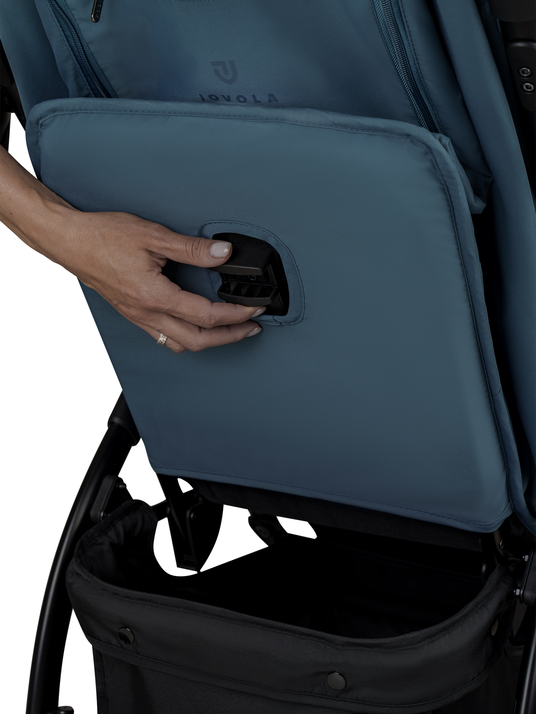 Коляска прогулочная JOVOLA Selena SL, всесезонная синий - фото 36