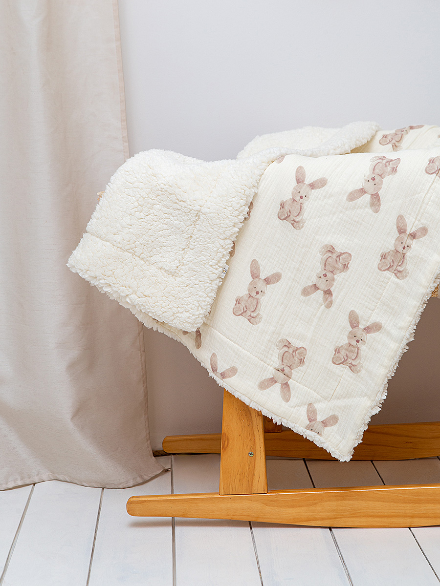 Плед ЛетиПташка Муслиновое одеяло теплое 85 x 95 см хлопок - фото 2