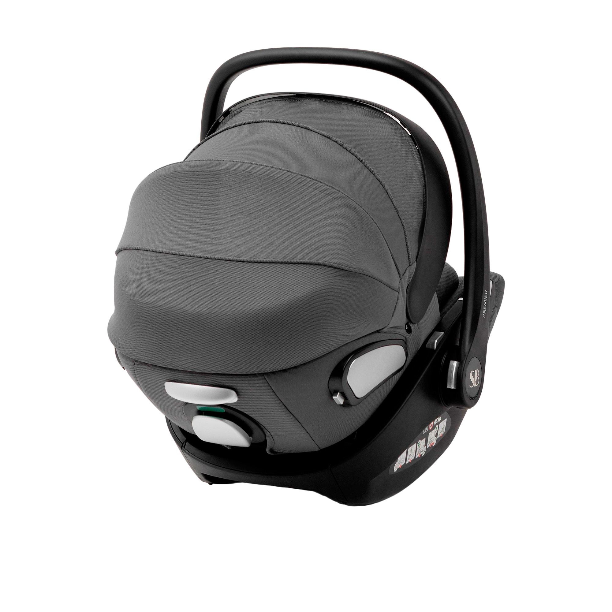 Автокресло Sweet Baby Premier WG06 Pro Grey 0 (0 -13 кг) серый - фото 16