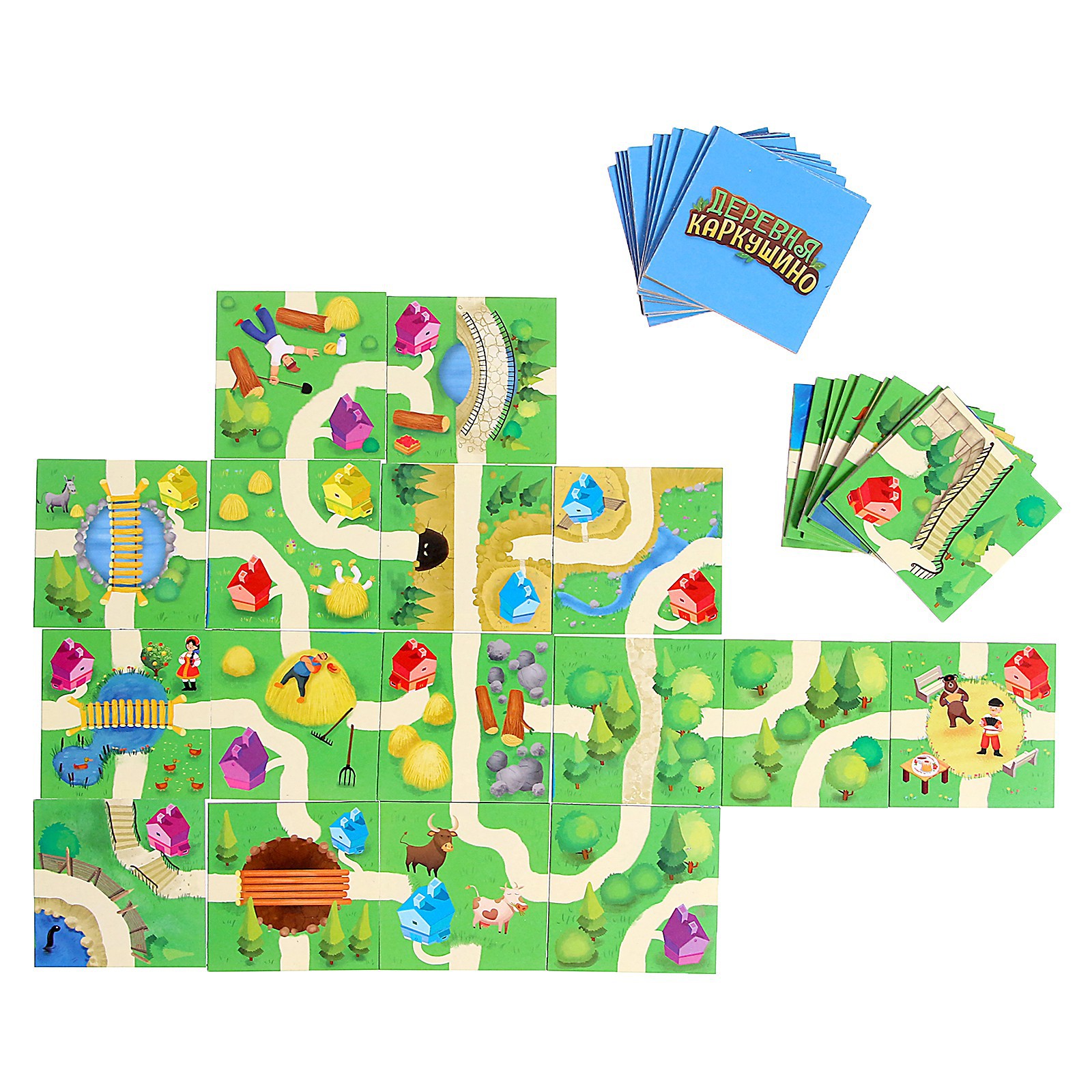 Настольная игра Лас Играс KIDS Деревня Каркушино - фото 10