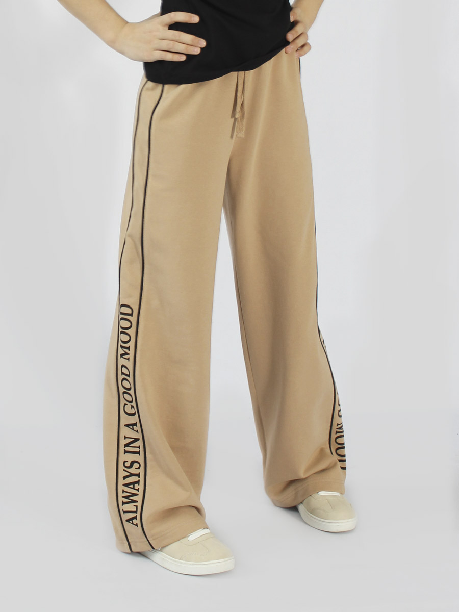 Брюки спортивные STELLA MODA 14402 латте - фото 1