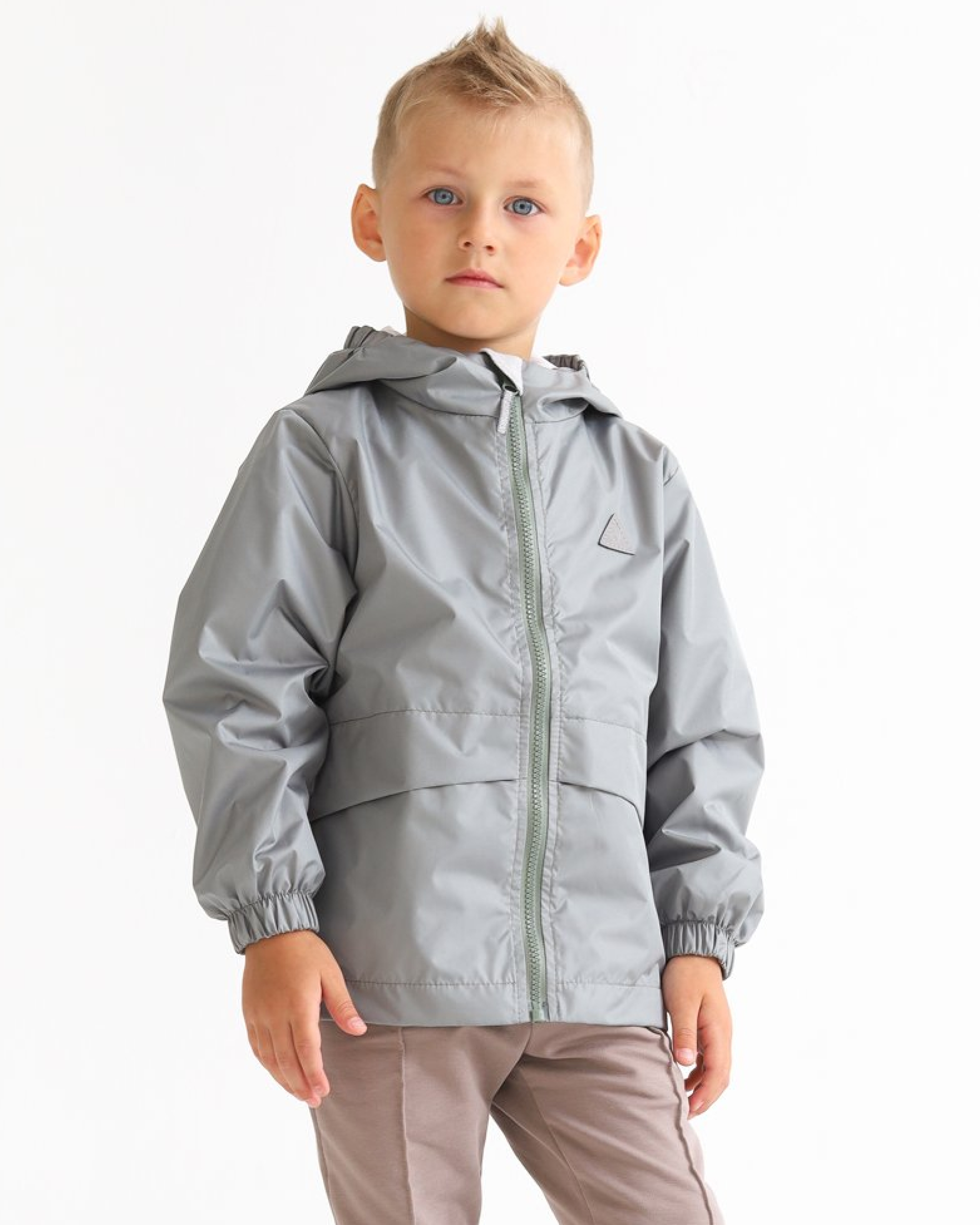 Ветровка MINIDINO В-ВЕТ-001/ДВетровка детская Сетка пыльный эвкалипт - фото 1