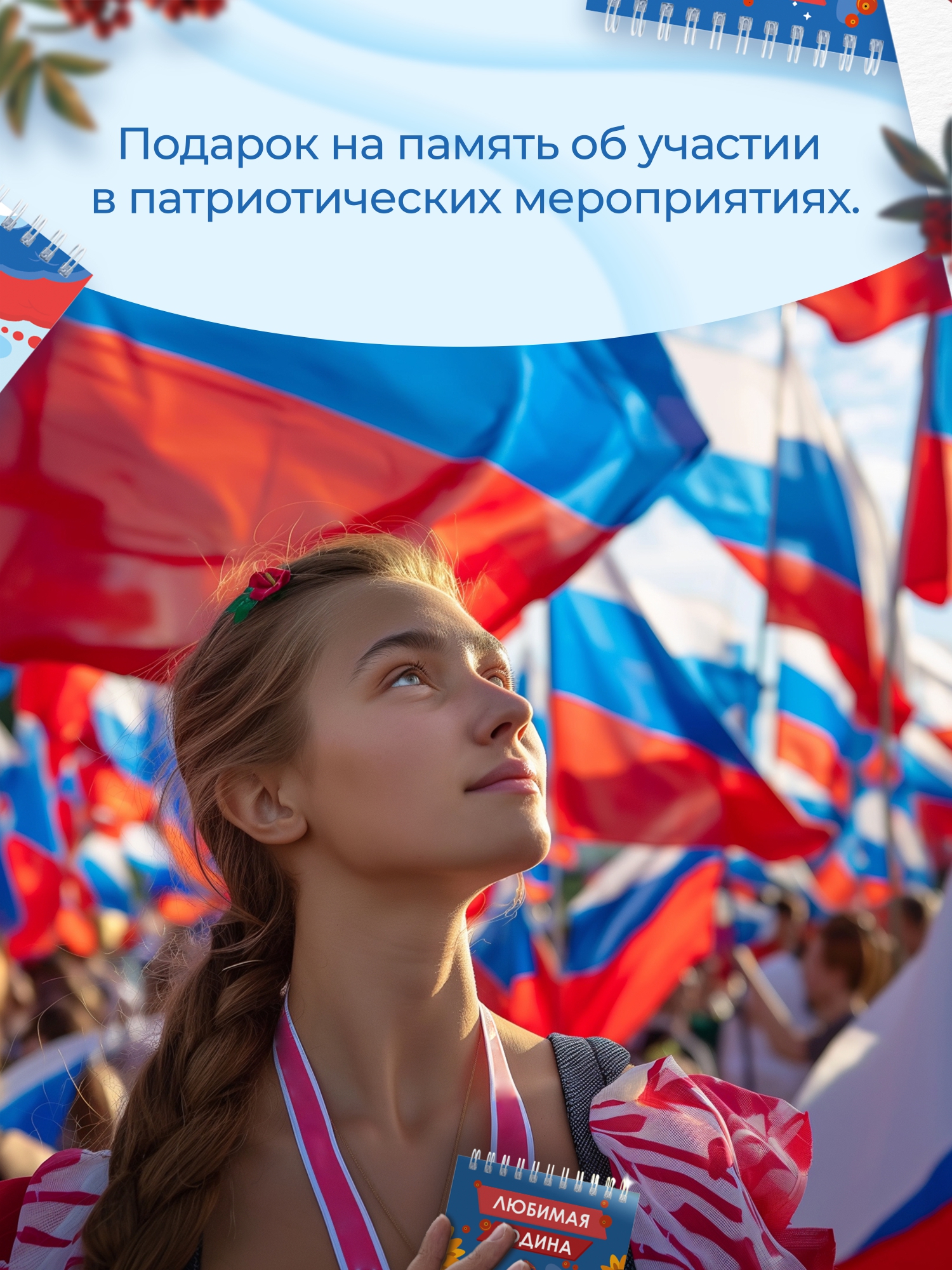 Блокнот Выручалкин Моя Родина - Россия 30 лист. - фото 7