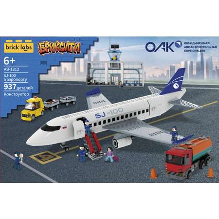Конструктор brick labs City SJ-100 в аэропорту 939 дет.