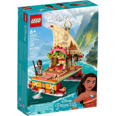 Конструктор LEGO Disney Princess Путеводная лодка Моаны блочный