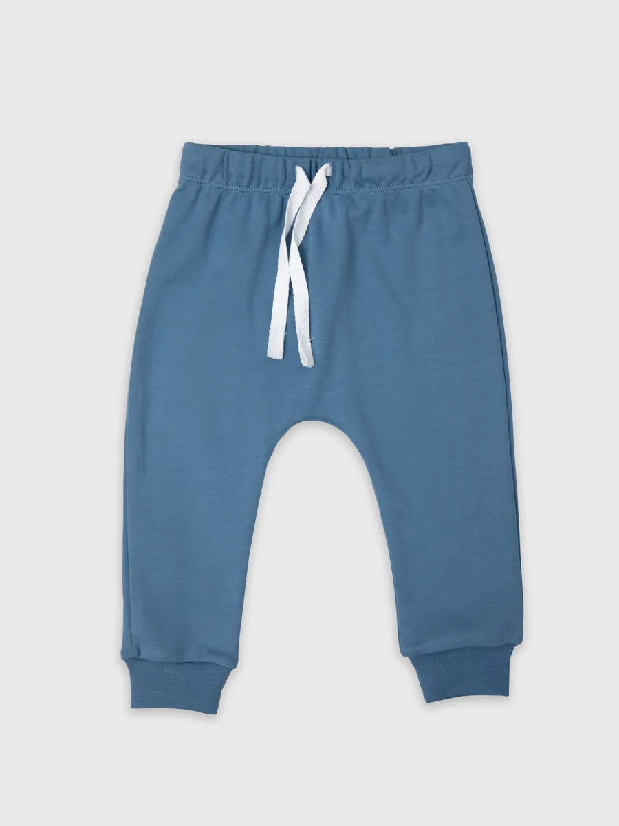 Брюки 3 шт Mark Formelle (Марк Формэль) 85113-3/голубой +облака на сером +сине -серый - фото 11