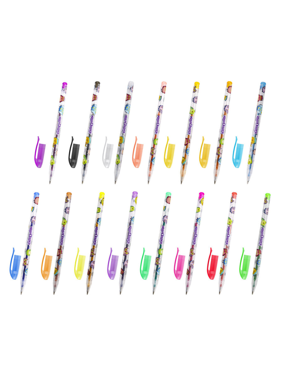 Ручка гелевая Юнландия 60 шт. - фото 3