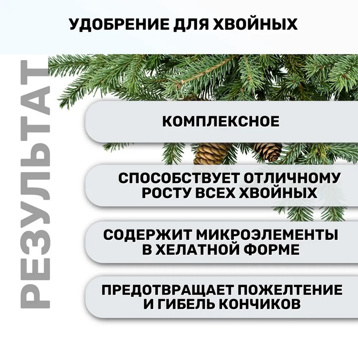 Минеральное удобрение FERTIKA Хвойное для вечнозеленых 2 л - фото 3