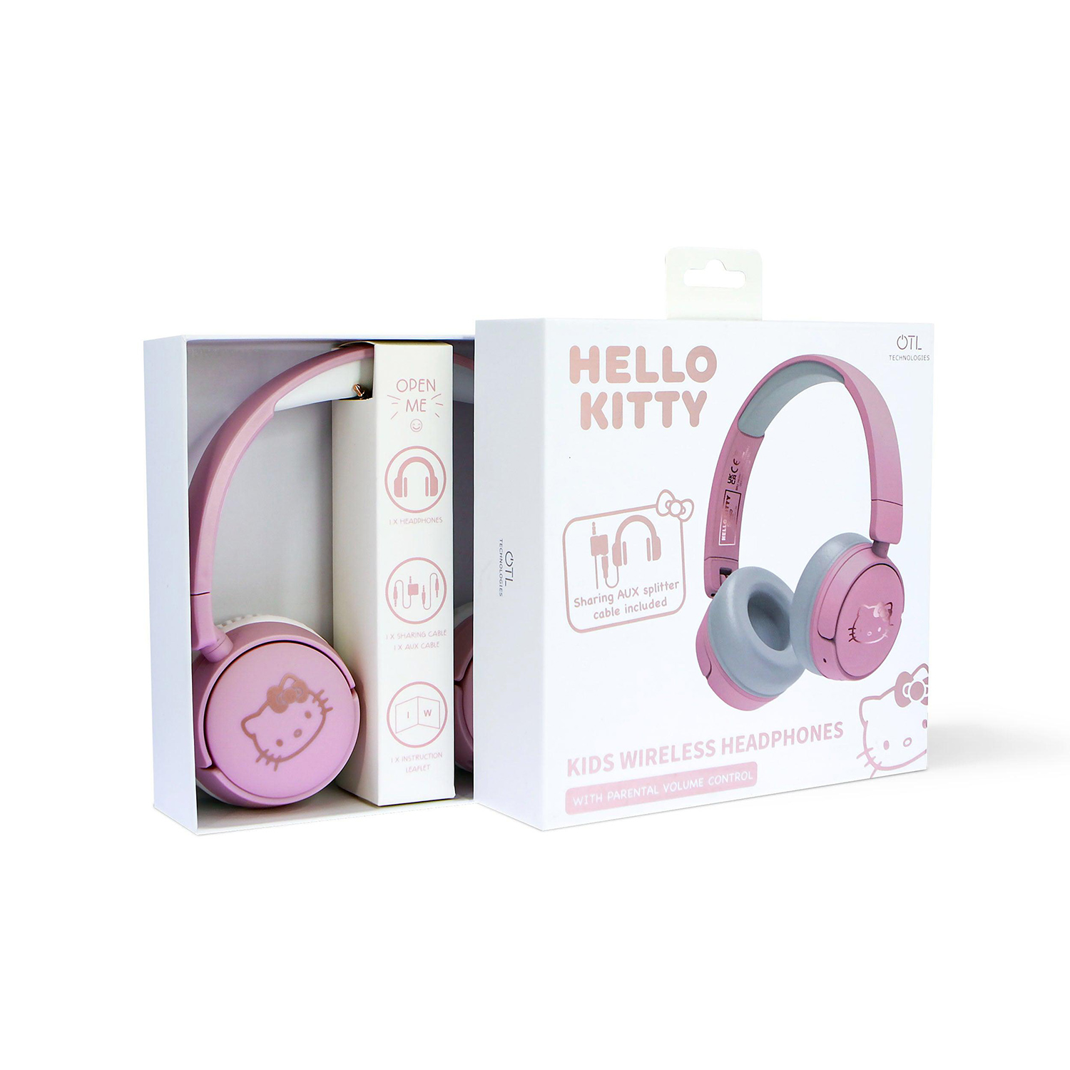 Наушники беспроводные OTL Technologies детские Hello Kitty - фото 12