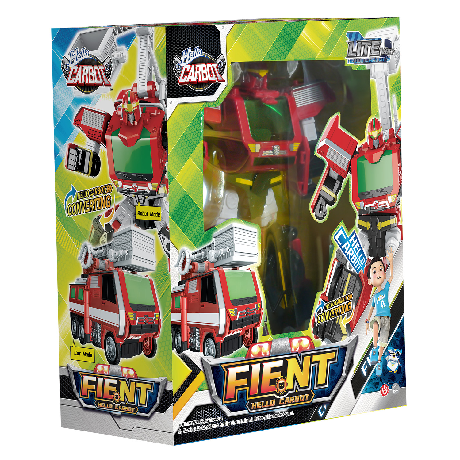 Игровой набор Hello Carbot Трансформер Fient 24 см S7 - фото 13