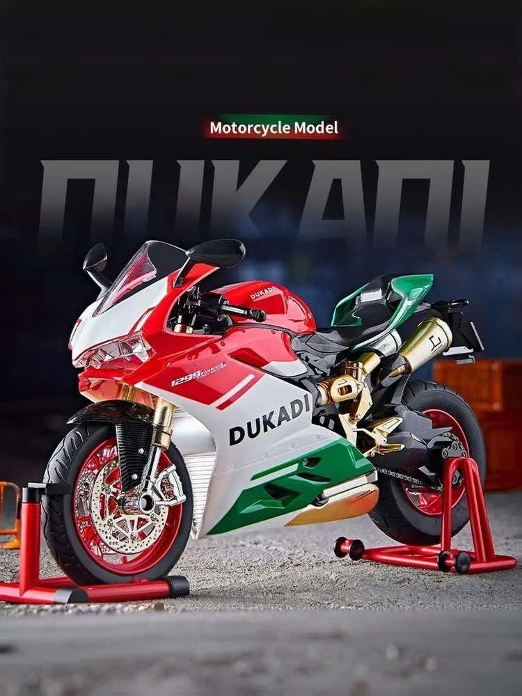 Мотоцикл CASTLELADY Ducati коллекционная модель 1:9 сплав 555000222 - фото 3