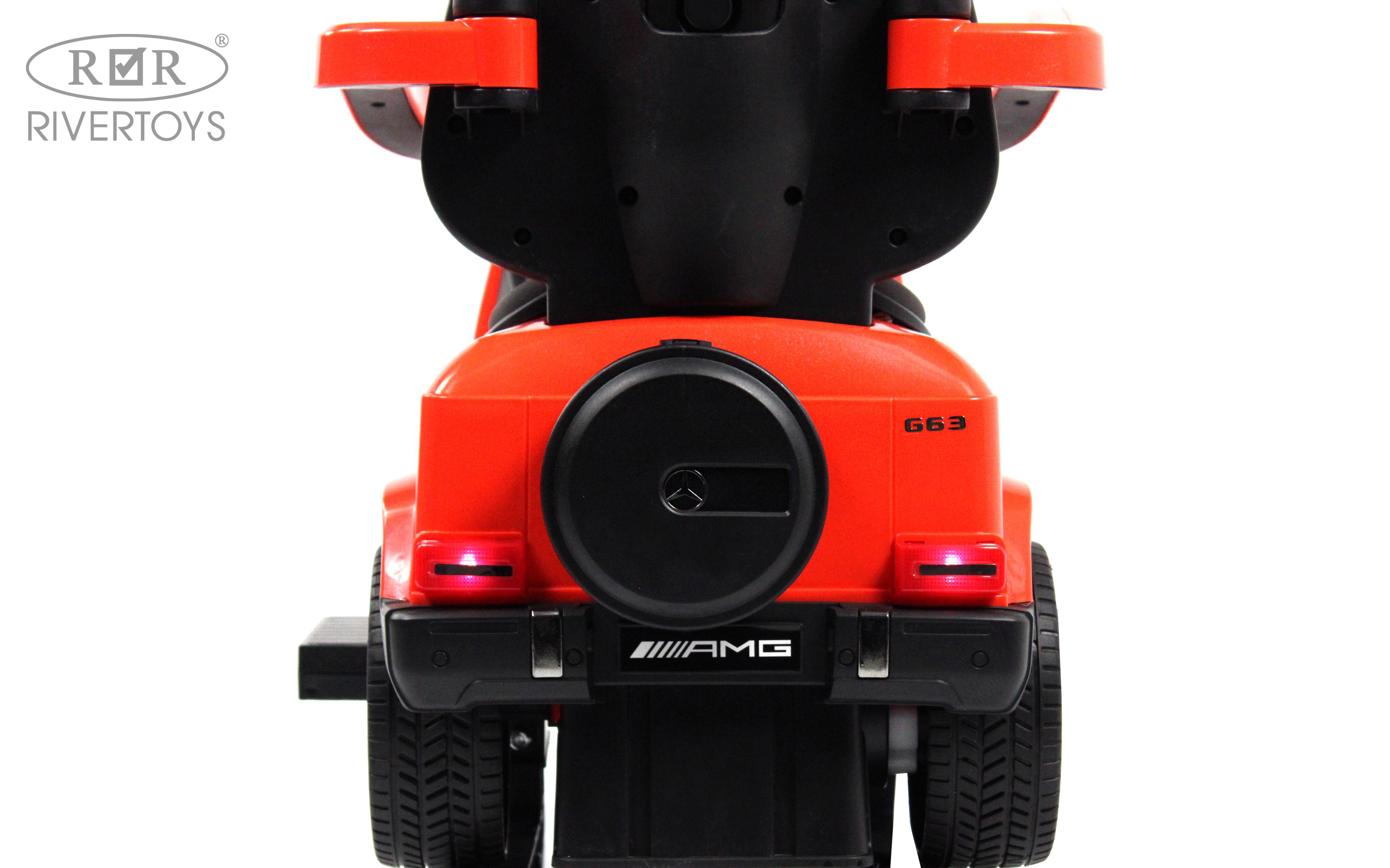 Каталка RIVERTOYS Mercedes-Benz G63 Red Diamond красный - фото 22