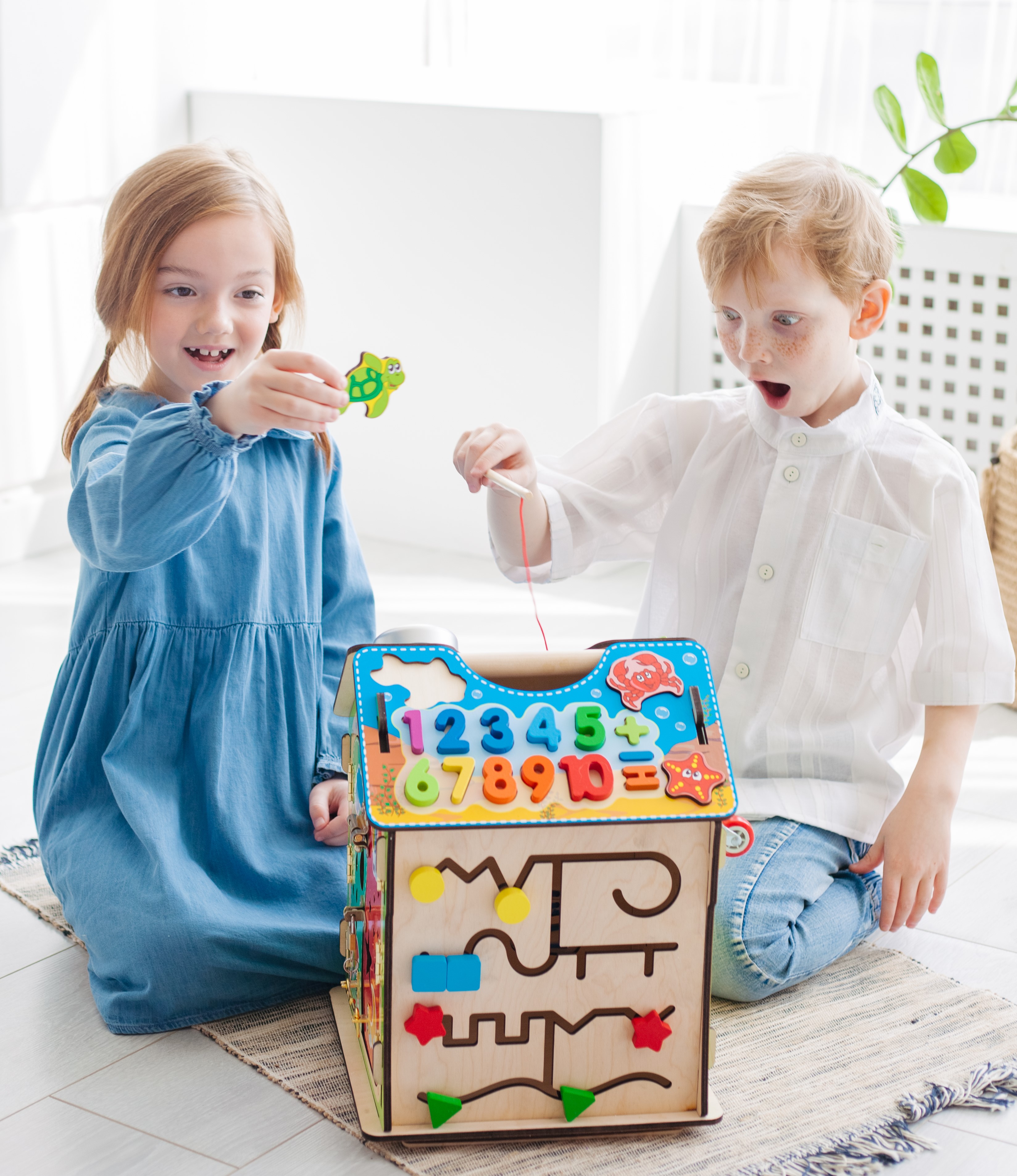 Игрушка Alatoys бизиборд центр 14в1 в ассортименте - фото 14