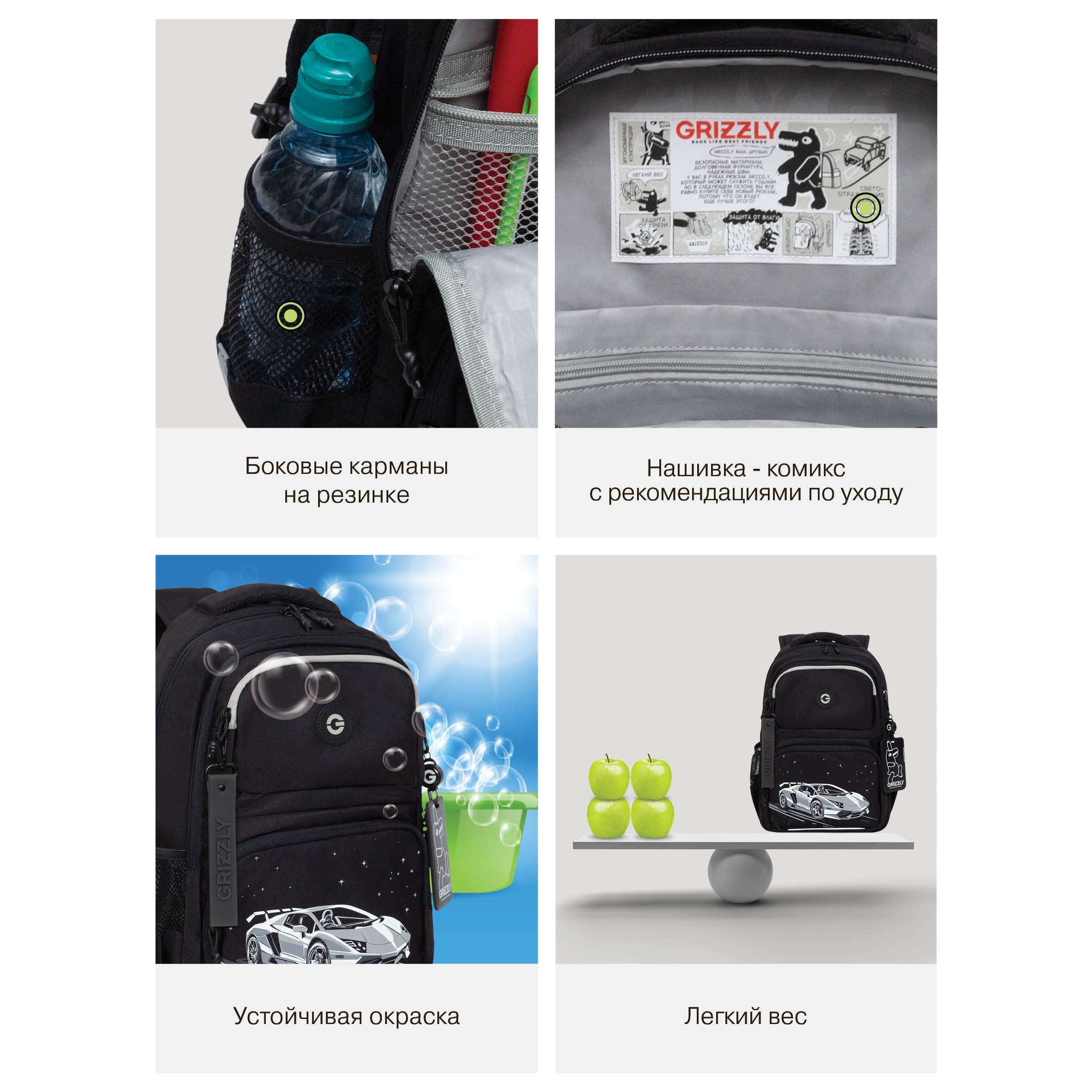 Рюкзак Grizzly для мальчика - фото 14