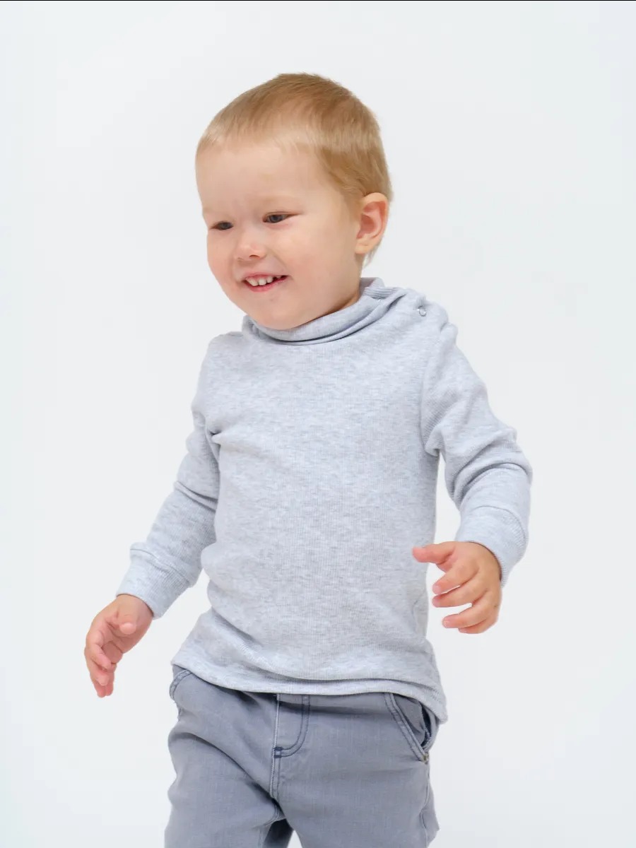 Водолазка TOTEMFOX 231КН3F/серый меланж - фото 1