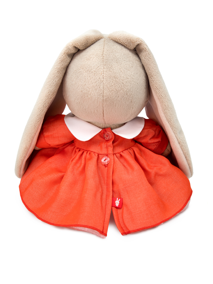 Мягкая игрушка BUDI BASA Зайка Ми в коралловом платье - фото 3