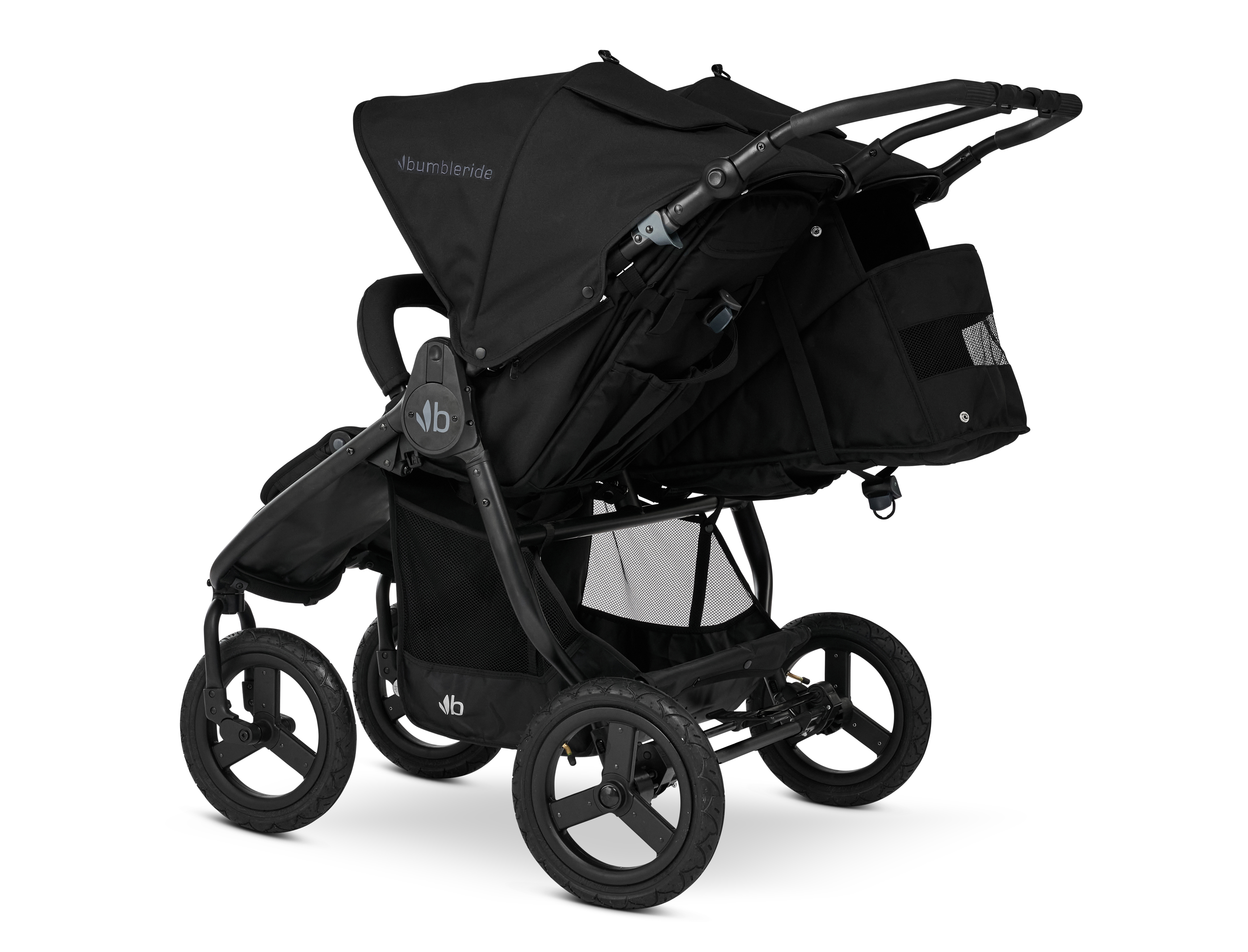 Коляска прогулочная Bumbleride Indie Twin / Black - фото 14