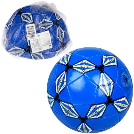 Мяч 1 TOY футбольный 5 ПВХ синий