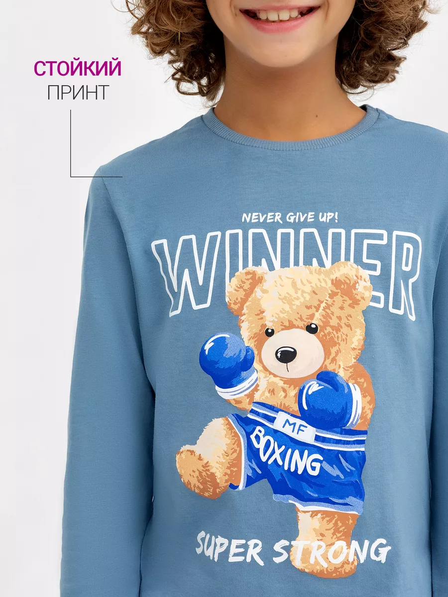 Пижама Mark Formelle (Марк Формэль) 563320/туманно -голубой +медведи - фото 3