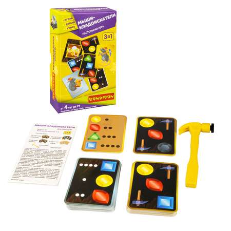 Настольная игра Bondibon карточная Мыши-кладоискатели