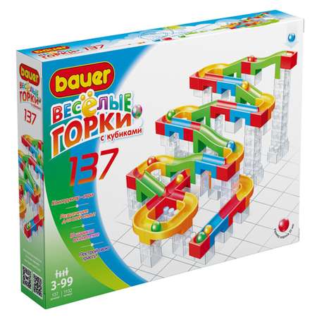 Конструктор BAUER Весёлые горки блочный