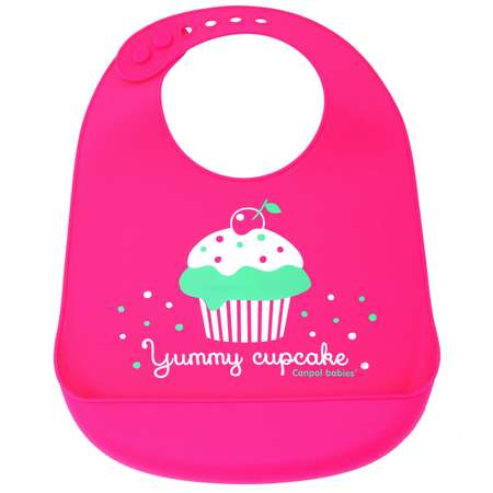 Нагрудник Canpol Babies пластик в ассортименте