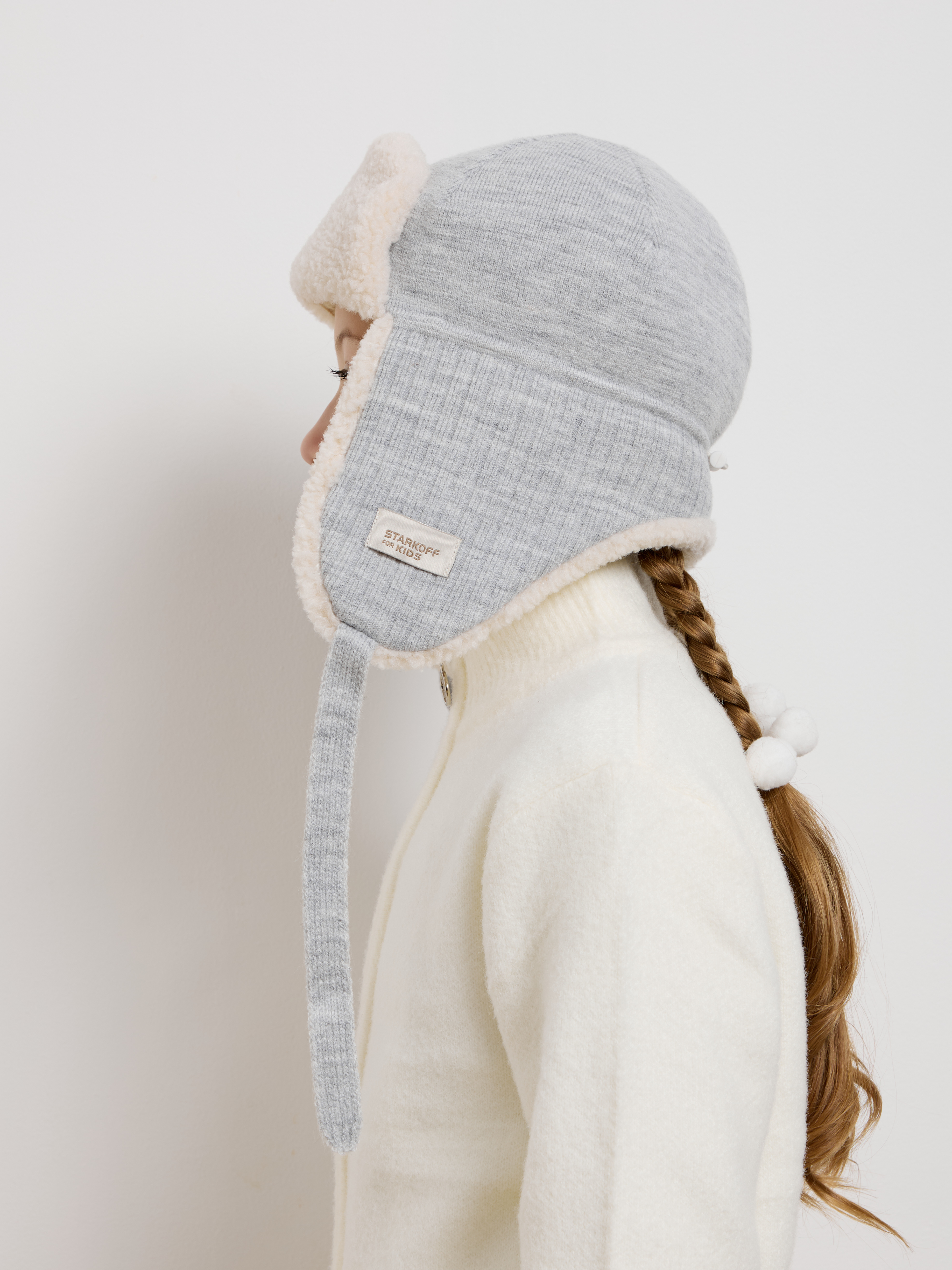 Шапка-ушанка Starkoff Kids Д500904 - фото 12