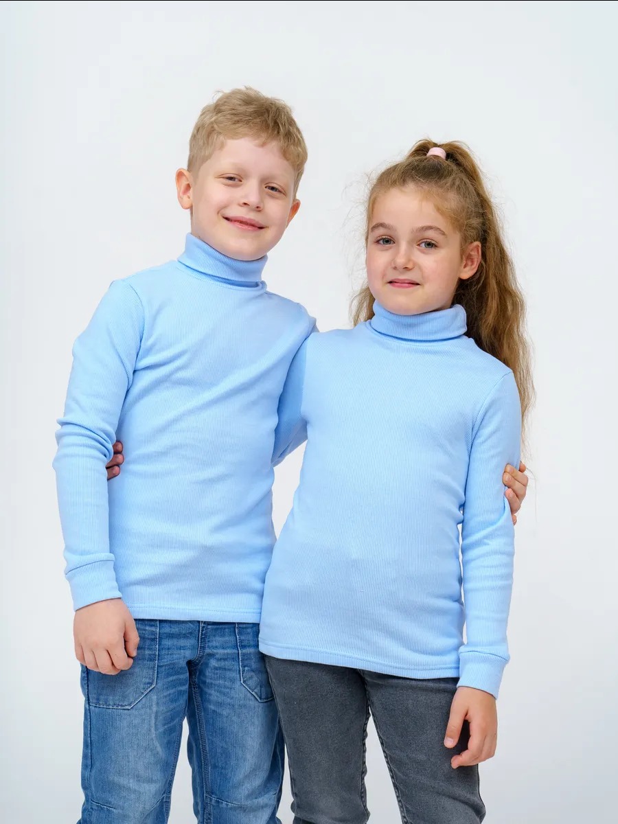 Водолазка TOTEMFOX 231КН2(2)F/голубой меланж - фото 2